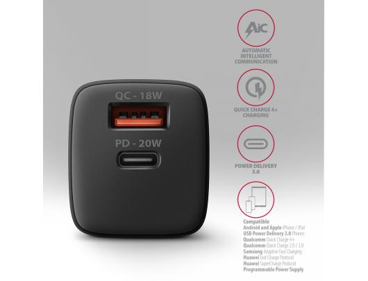Kroviklis AXAGON ACU-PQ20 20W
