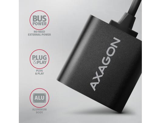 Adapteris AXAGON ADA-12 USB Audio Kabelis