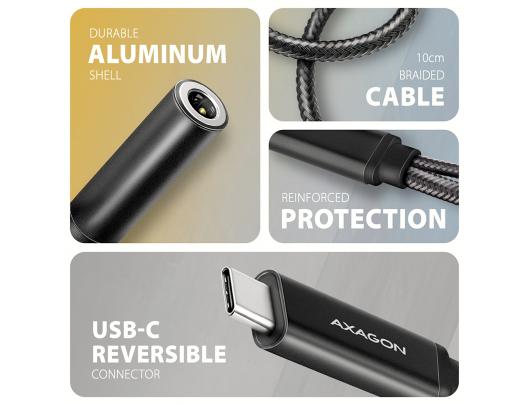 Adapteris AXAGON USB-C Hi-Res DAC Audio