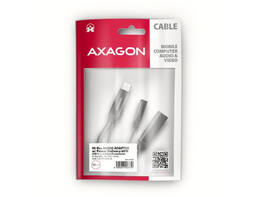 Adapteris AXAGON USB-C Hi-Res DAC Audio