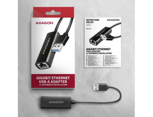 Adapteris AXAGON ADE-AR, USB-A Gigabit Ethernet Adapteris