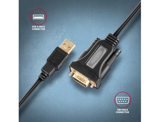 Adapteris AXAGON USB - Serial Advanced Active