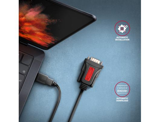 Adapteris AXAGON USB - SERIAL Active