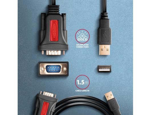 Adapteris AXAGON USB - SERIAL Active