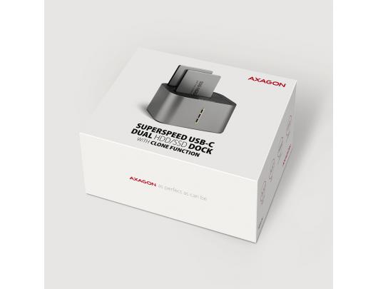 Jungčių stotelė AXAGON HDD/SSD DUAL 2.5"/3.5" Serial ATA 3.0