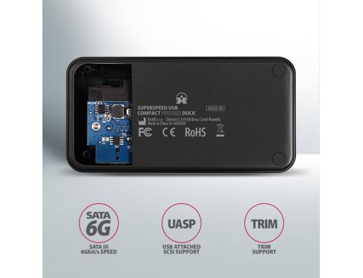 Jungčių stotelė AXAGON HDD/SSD
