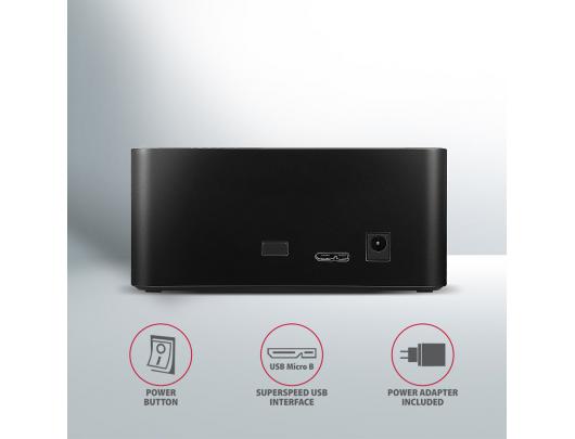 Jungčių stotelė AXAGON HDD/SSD