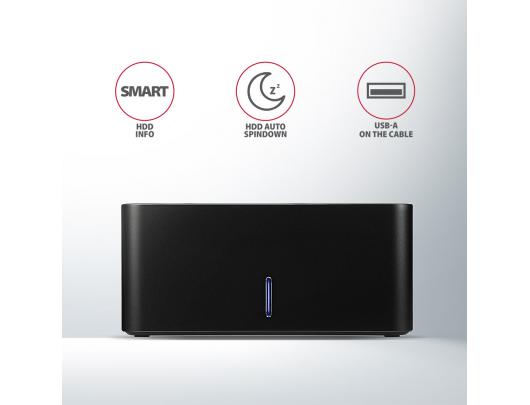 Jungčių stotelė AXAGON HDD/SSD