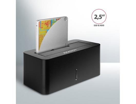 Jungčių stotelė AXAGON HDD/SSD