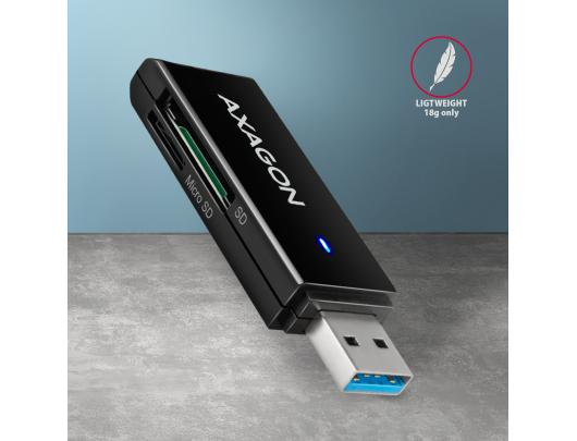 Kortelių skaitytuvas AXAGON CRE-S2N USB 3.2 Gen 1 USB 3.1 Gen 1 USB 3.0 USB 2.0 USB 1.1