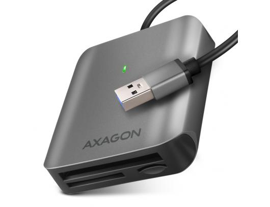 Kortelių skaitytuvas AXAGON CRE-S3 USB 3.2 Gen 1/USB 3.1 Gen 1/USB 3.0/USB 2.0/USB 1.1