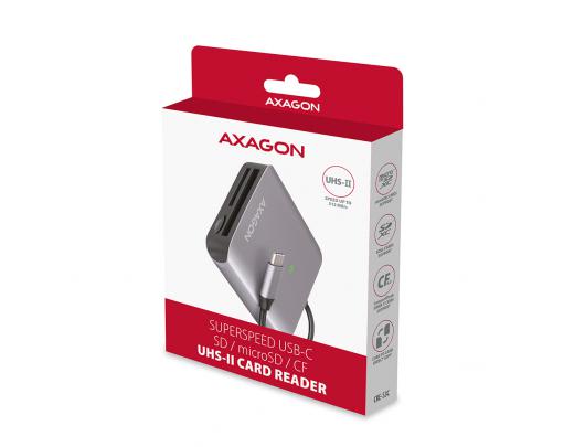 Kortelių skaitytuvas AXAGON CRE-S3C USB 3.2 Gen 1/USB 3.1 Gen 1/USB 3.0/USB 2.0/USB 1.1