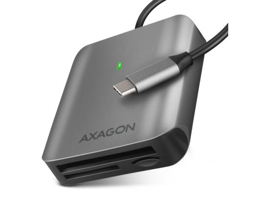 Kortelių skaitytuvas AXAGON CRE-S3C USB 3.2 Gen 1/USB 3.1 Gen 1/USB 3.0/USB 2.0/USB 1.1