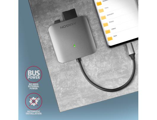 Kortelių skaitytuvas AXAGON CRE-S3C USB 3.2 Gen 1/USB 3.1 Gen 1/USB 3.0/USB 2.0/USB 1.1