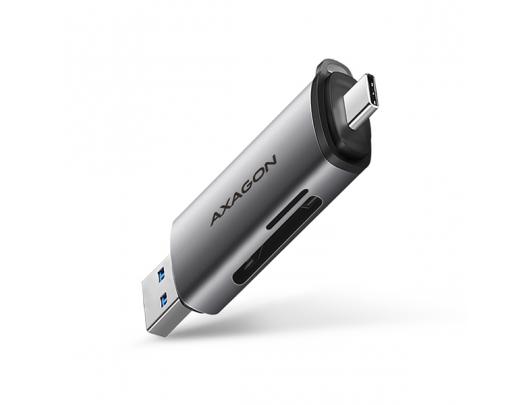 Kortelių skaitytuvas AXAGON CRE-SAC USB 3.2 Gen 1/USB 3.1 Gen 1/USB 3.0/USB 2.0/USB 1.1