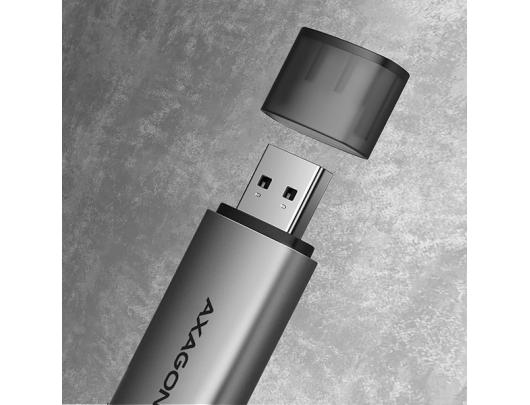 Kortelių skaitytuvas AXAGON CRE-SAC USB 3.2 Gen 1/USB 3.1 Gen 1/USB 3.0/USB 2.0/USB 1.1