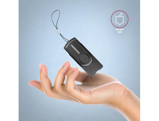 ID kortelių skaitytuvas AXAGON Compact travel, USB-A ir USB-C kontaktas, Smart/ID kortelės ir SD/microSD/SIM kortelės, USB 2.0/USB 1.1