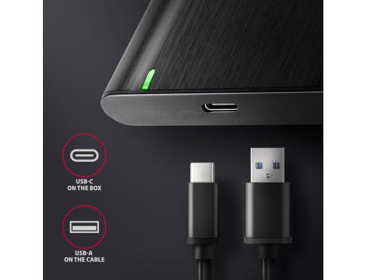 Kietojo disko dėklas AXAGON EE25-A6C 2.5" SATA 6Gb/s USB 3.2 (Gen 1)