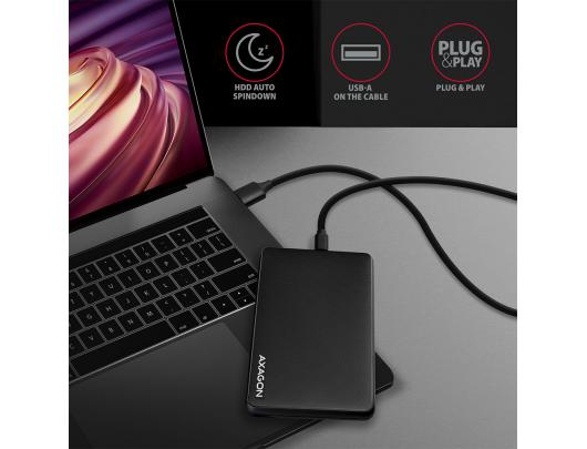 Kietojo disko dėklas AXAGON EE25-SLC 2.5" SATA 6Gb/s USB 3.2 (Gen 1)