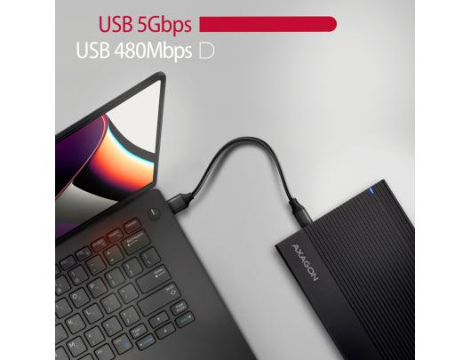 Kietojo disko dėklas AXAGON EE35-GTR 3.5" SATA USB 3.2 (Gen 1)