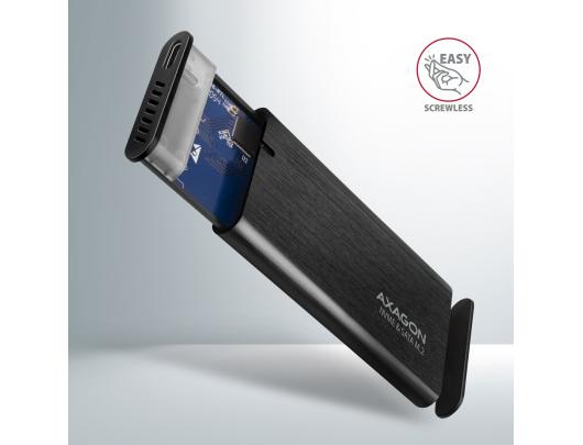 Kietojo disko dėklas AXAGON EEM2-SB2 M.2 NVMe/M.2 SATA USB 3.2 (Gen 1)