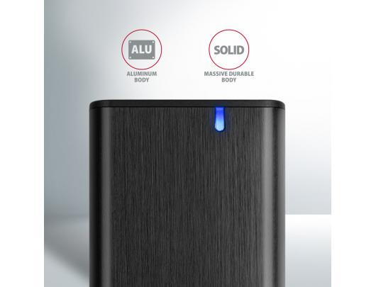 Kietojo disko dėklas AXAGON EEM2-SB2 M.2 NVMe/M.2 SATA USB 3.2 (Gen 1)