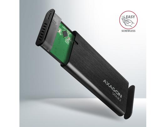Kietojo disko dėklas AXAGON EEM2-SBC M.2 SATA/SATA 6G USB 3.2 (Gen 2)