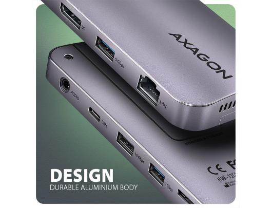Adapteris AXAGON USB-C USB 3.2 Gen 2 DisplayPort Alternate Mode