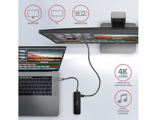 USB šakotuvas AXAGON SuperSpeed 6in1