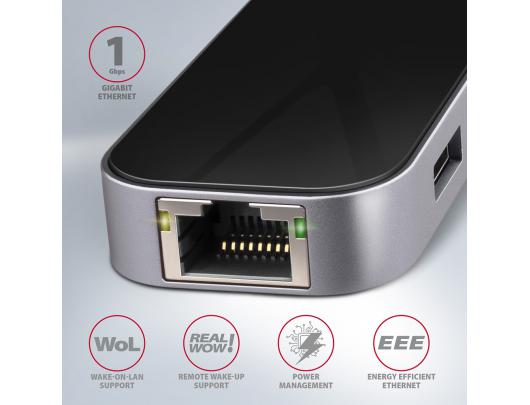 USB šakotuvas AXAGON SuperSpeed 6in1