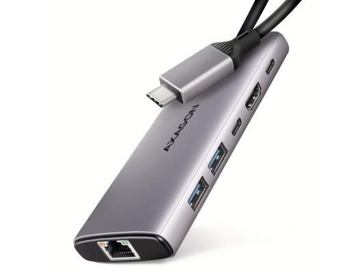 USB-C daugiafunkcis adapteris AXAGON Multi port USB 3.2 (Gen 2) 10Gbps hub