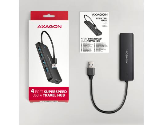 USB šakotuvas AXAGON 4-port 5Gbps