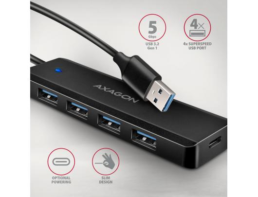 USB šakotuvas AXAGON 4-port 5Gbps