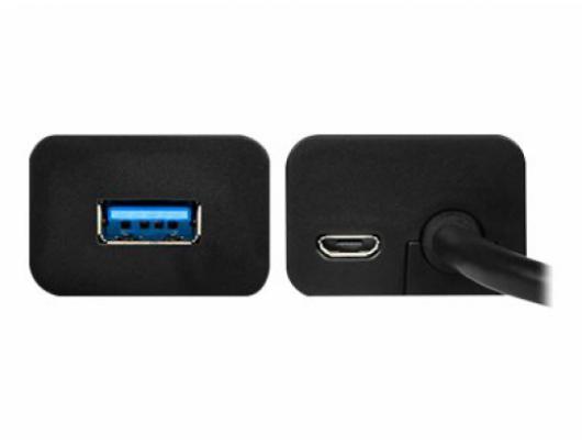 USB šakotuvas AXAGON Peripheral sharing and hubs 4 portų Juoda