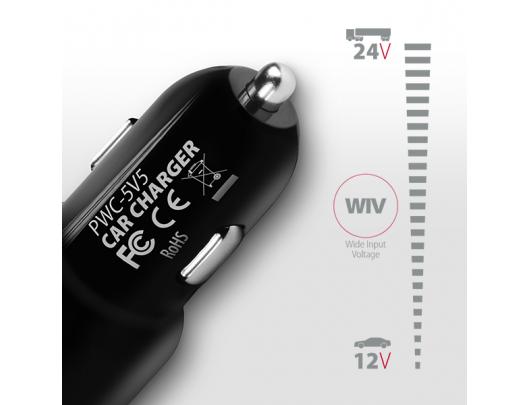 Automobilinis įkroviklis AXAGON PWC-5V5 24W