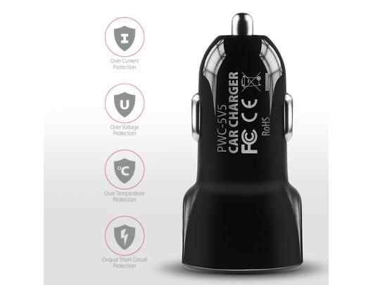 Automobilinis įkroviklis AXAGON PWC-5V5 24W