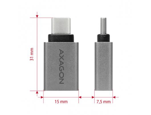 Adapteris AXAGON USB type A-F USB 3.2 Gen 2