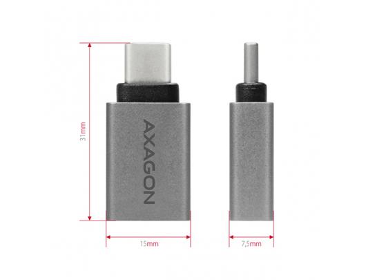 Adapteris AXAGON USB type A-F USB 3.2 Gen 2