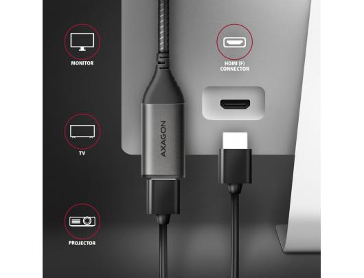 Adapteris AXAGON USB-C HDMI 0.25 m