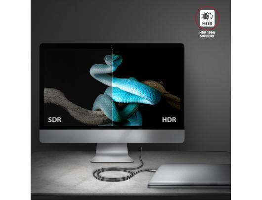 Adapteris AXAGON USB-C HDMI 1.8 m