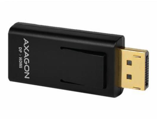 Adapteris AXAGON HDMI DisplayPort Juodas