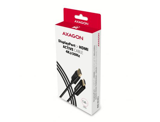 Kabelis AXAGON DisplayPort HDMI 1.8 m