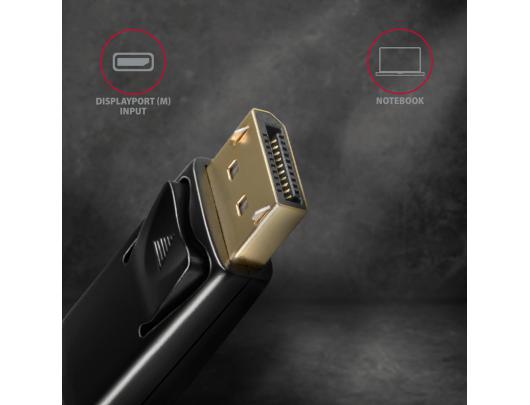 Kabelis AXAGON DisplayPort HDMI 1.8 m