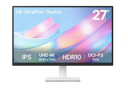 Monitorius LG UltraFine 27US500-W 27 in IPS 4K UHD 3840x2160 60 Hz