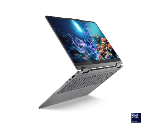 Nešiojamas kompiuteris Lenovo Yoga 7 16ILL10, 2-in-1, OLED, Jutiklinis ekranas, Intel Core Ultra 7, 16GB, 1000GB, Intel Arc Graphics, Windows 11, Luna pilka.