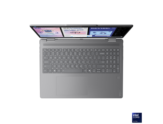 Nešiojamas kompiuteris Lenovo Yoga 7 16ILL10, 2-in-1, OLED, Jutiklinis ekranas, Intel Core Ultra 7, 16GB, 1000GB, Intel Arc Graphics, Windows 11, Luna pilka.