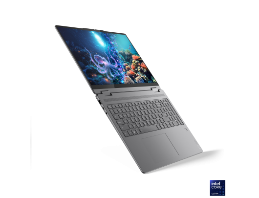 Nešiojamas kompiuteris Lenovo Yoga 7 16ILL10, 2-in-1, OLED, Jutiklinis ekranas, Intel Core Ultra 7, 16GB, 1000GB, Intel Arc Graphics, Windows 11, Luna pilka.