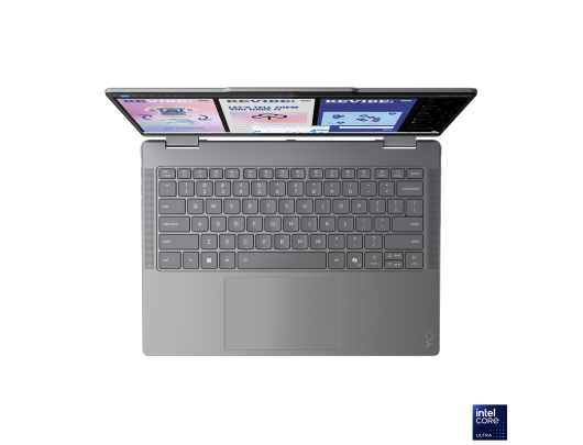 Nešiojamas kompiuteris Lenovo Yoga 7 14ILL10, 2-in-1, OLED, Jutiklinis ekranas, Intel Core Ultra 5, 16GB, 512GB SSD, Intel Arc Graphics, Windows 11 Home, Luna pilka.