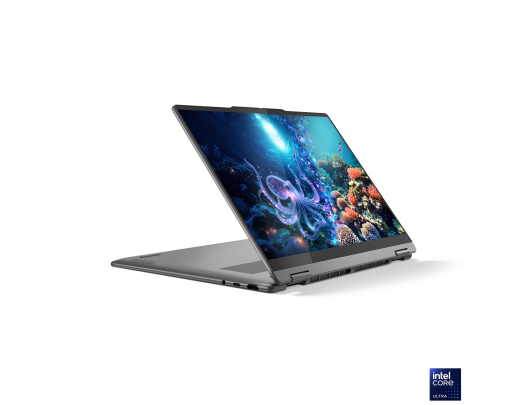 Nešiojamas kompiuteris Lenovo Yoga 7 14ILL10, 2-in-1, OLED, jutiklinis ekranas, Intel Core Ultra 5, 16GB, SSD 512GB, Windows 11 Home, Luna pilka