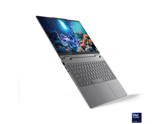 Nešiojamas kompiuteris Lenovo Yoga 7 14ILL10, 2-in-1, OLED, jutiklinis ekranas, Intel Core Ultra 5, 16GB, SSD 512GB, Windows 11 Home, Luna pilka